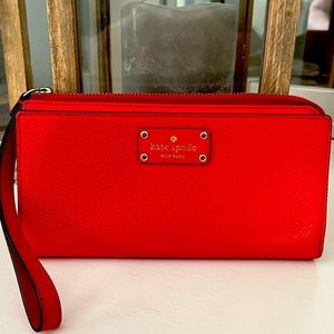 Kate Spade gazpacho colored wallet/wristlet